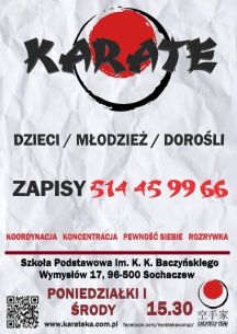 Zajęcia karate!