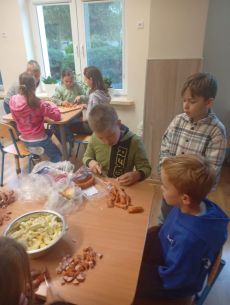 Zajęcia kulinarne w klasie II 