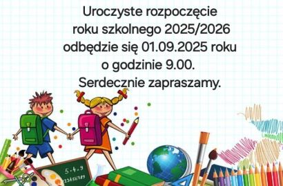 ROZPOCZĘCIE ROKU SZKOLNEGO 2025/2026